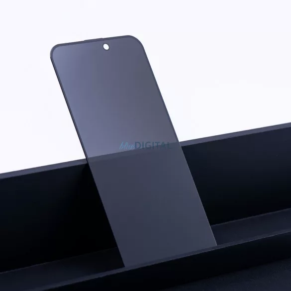 OG Premium Privacy Glass 6D betekintésvédett edzett üveg fekete szegéllyel iPhone Air