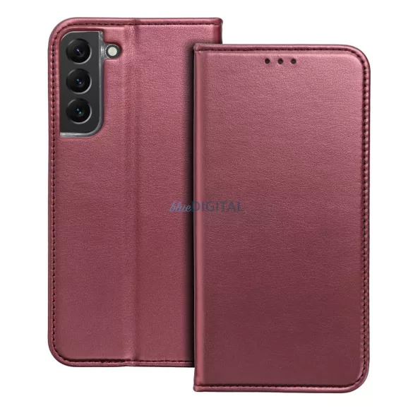 SMART MAGNETO könyvtok Motorola Moto G86 - bordó