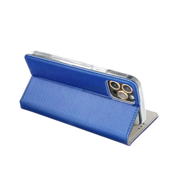 SMART CASE könyvtok Motorola Moto G86 - tengerészkék