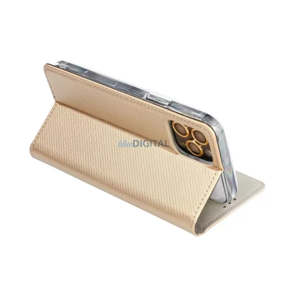 SMART CASE könyvtok Motorola Moto G56 - arany színű