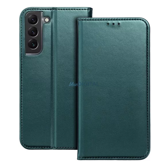 SMART MAGNETO könyvtok Oppo A5 Pro 5G - sötétzöld