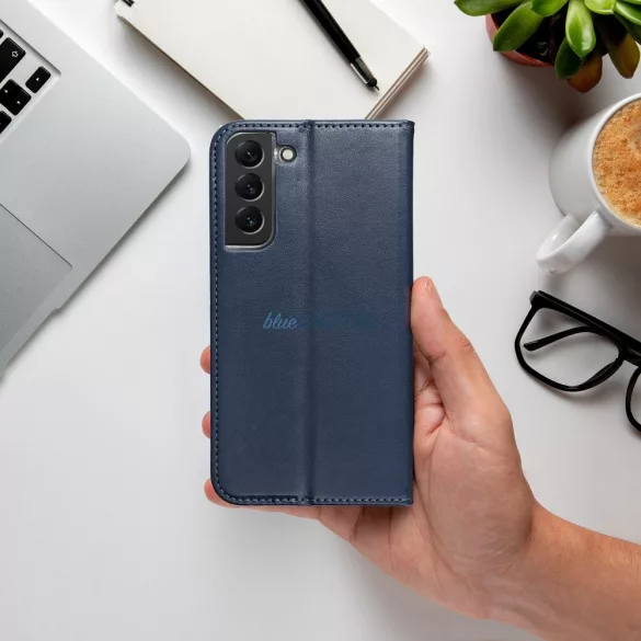 SMART MAGNETO könyvtok Oppo A5 Pro 5G - tengerészkék