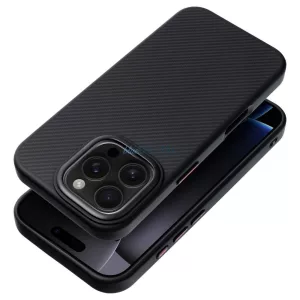 Carbon Elite Mag Cover MagSafe-kompatibilis tok iPhone 16e - fekete