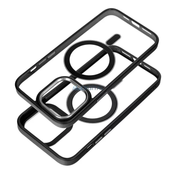 COLOR EDGE MAG COVER MagSafe-kompatibilis tok iPhone 16e - fekete