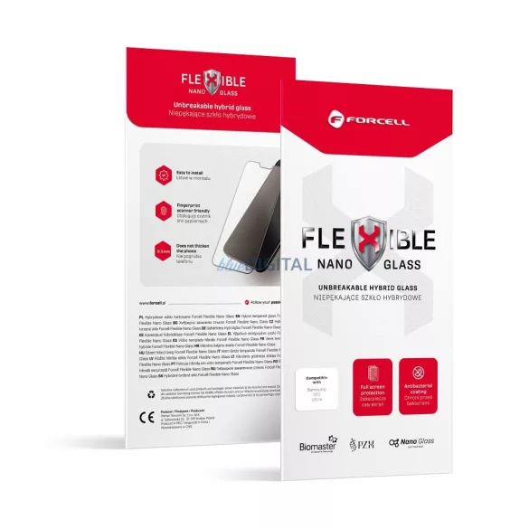 Forcell Flexible Nano Glass hibrid üveg iPhone Air