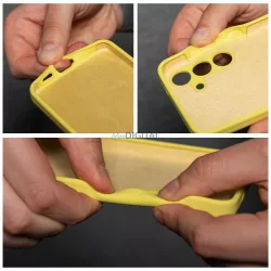 SILICONE 2mm tok Honor 400 Lite - citromsárga