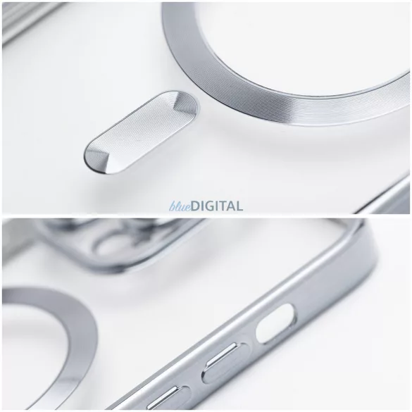 ELECTRO MAG COVER MagSafe-kompatibilis tok iPhone Air - ezüst színű