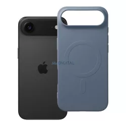   SILICONE MAG COVER (nagy lyuk) tok kompatibilis MagSafe az IPHONE 17 Air készülékhez világoskék színben