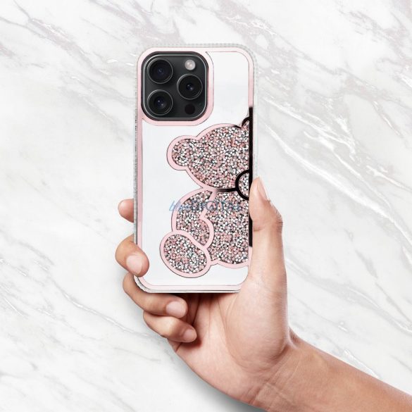 TEDDY BEAR tok iPhone 17 - rózsaszín