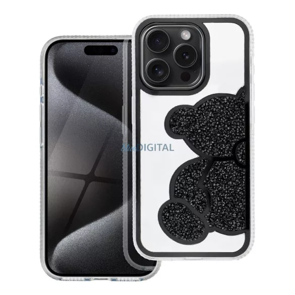 TEDDY BEAR tok iPhone Air - fekete