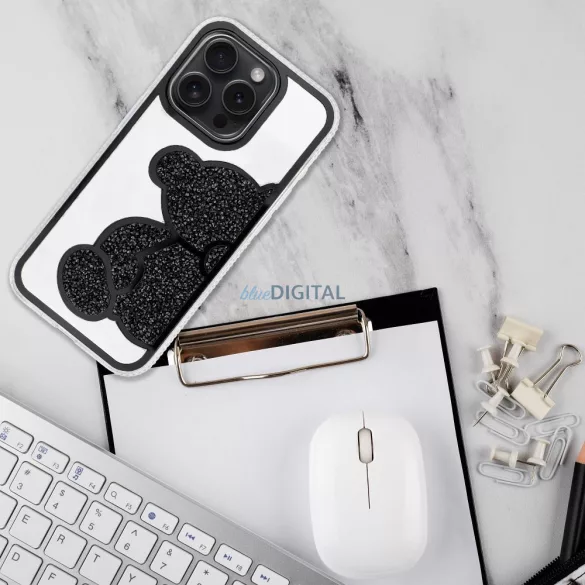 TEDDY BEAR tok iPhone Air - fekete