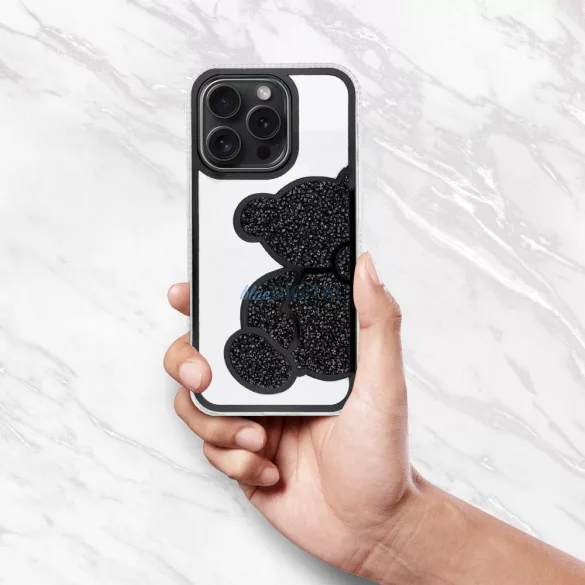TEDDY BEAR tok iPhone Air - fekete