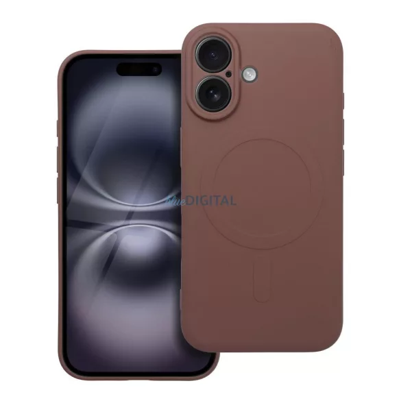 SILICONE MAG COVER tok kompatibilis a MagSafe készülékkel az IPHONE 17 Air barna színű telefonhoz