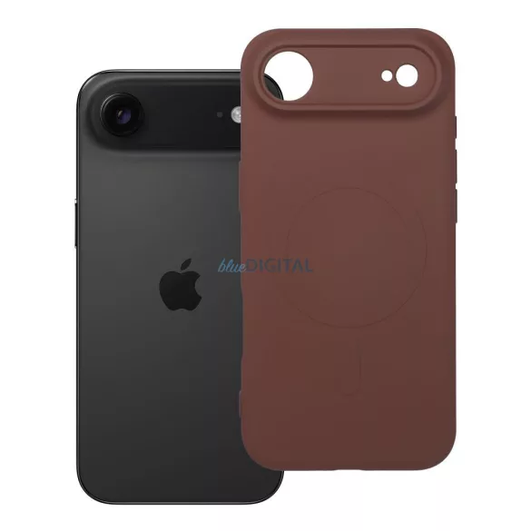 SILICONE MAG COVER tok kompatibilis a MagSafe készülékkel az IPHONE 17 Air barna színű telefonhoz