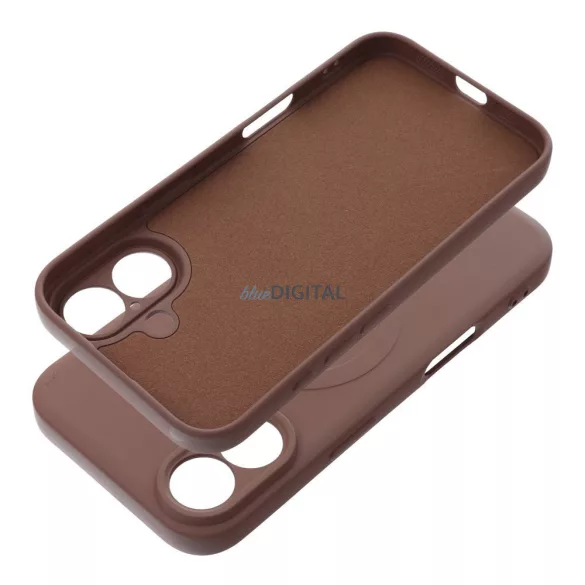 SILICONE MAG COVER tok kompatibilis a MagSafe készülékkel az IPHONE 17 Air barna színű telefonhoz