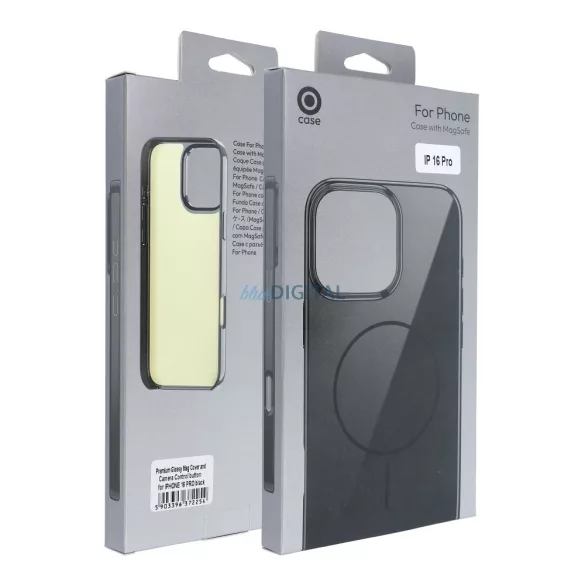 Glossy MagSafe-kompatibilis tok iPhone Air - fekete