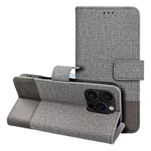 GOMMA könyvtok Samsung Galaxy S25 Edge - szürke