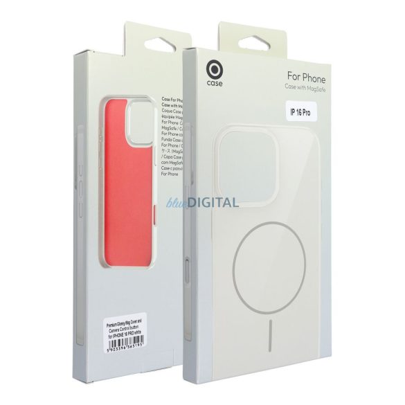 Glossy MagSafe-kompatibilis tok iPhone 17 - bézs