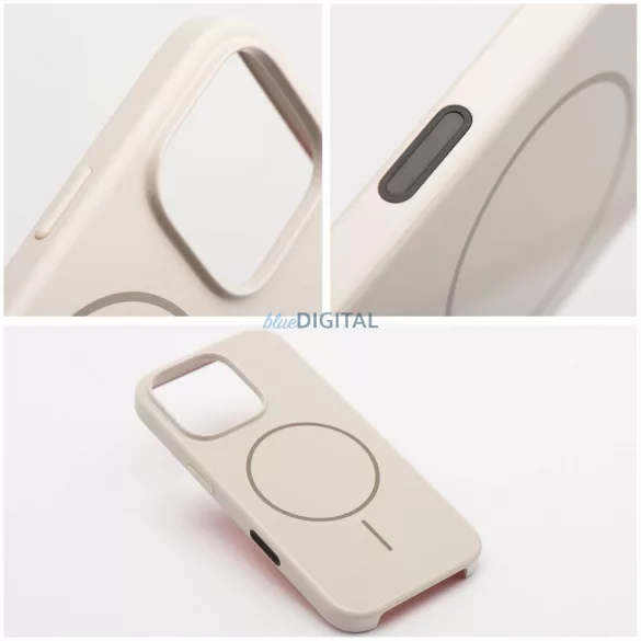 Glossy MagSafe-kompatibilis tok iPhone Air - bézs