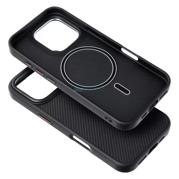 Carbon Elite Mag Cover MagSafe-kompatibilis tok iPhone Air - fekete