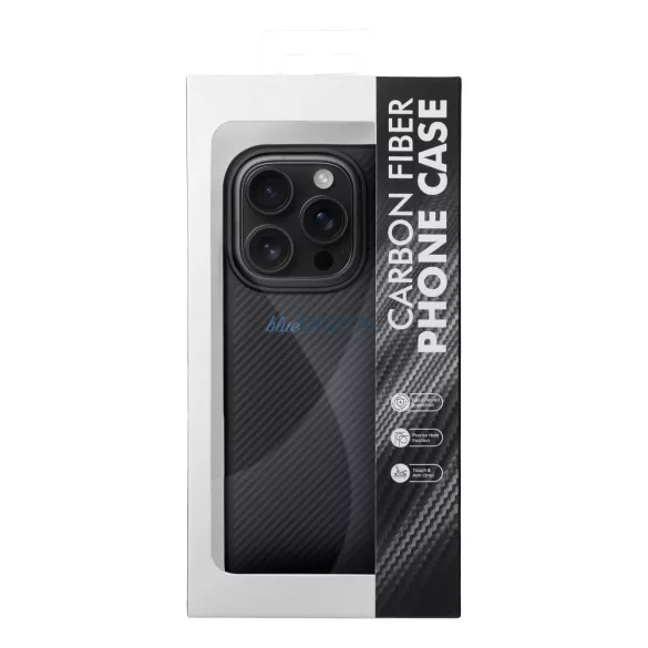 Carbon Elite Mag Cover MagSafe-kompatibilis tok iPhone Air - fekete