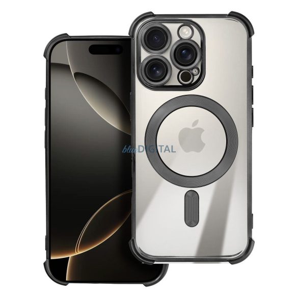 ANTISHOCK ELECTRO MagSafe-kompatibilis tok iPhone 17 - fekete