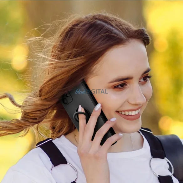 SILICONE RING tok iPhone Air - fekete