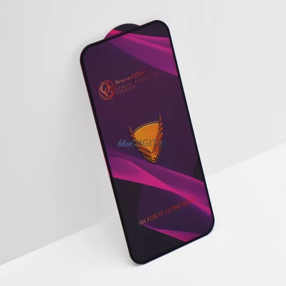 OG Premium Glass 6D oleofób edzett üveg fekete szegéllyel Samsung Galaxy A07 4G