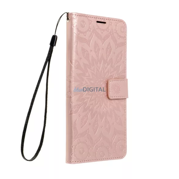 MEZZO könyvtok Xiaomi Redmi A5 - rózsaarany színű "mandala"