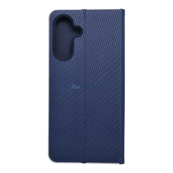 LUNA CARBON könyvtok Samsung Galaxy A17 4G/5G - kék