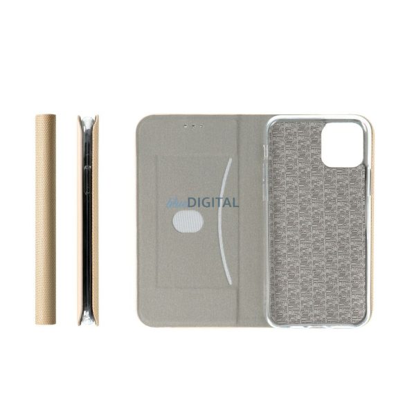 SENSITIVE könyvtok Samsung Galaxy A17 4G/5G - arany színű