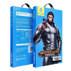 BlueO Mr. Monkey Glass Strong HD edzett üveg fekete szegéllyel iPhone 17 Pro