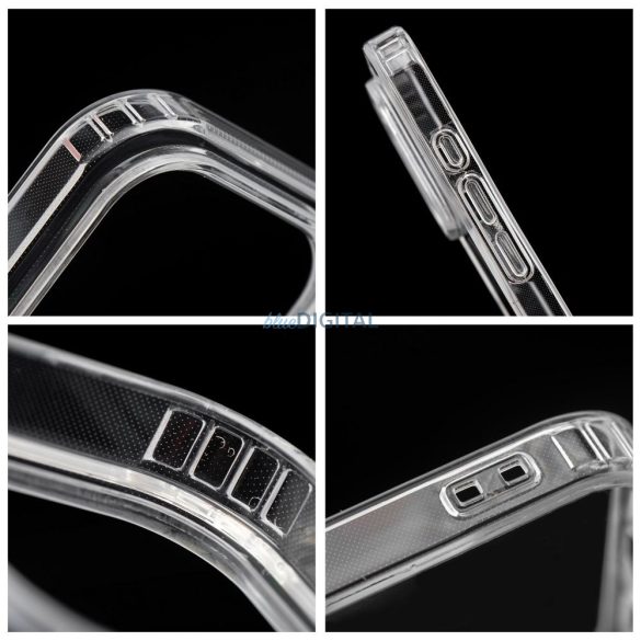 Drop Glue Colorful Ring MagSafe-kompatibilis tok Samsung Galaxy A17 4G/5G - szürke