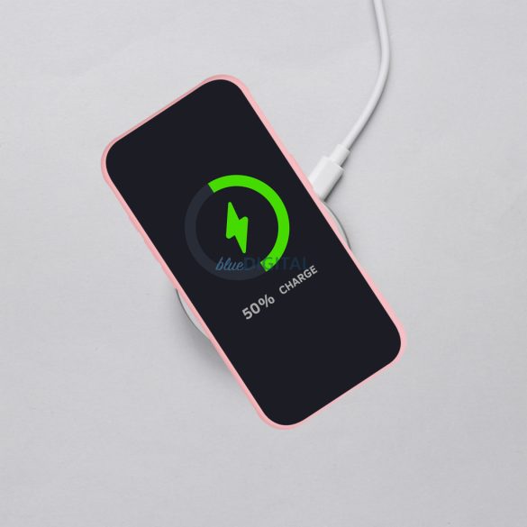 FULL MATTE MAG COVER tok kompatibilis MagSafe a SAMSUNG A17 számára világos rózsaszínű