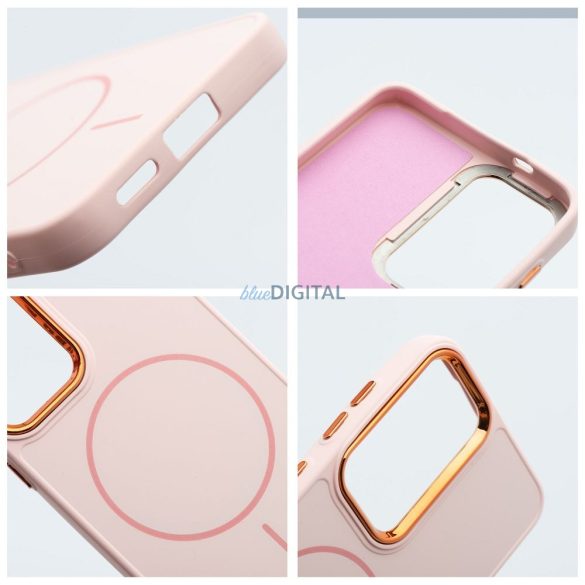 FRAME MagSafe-kompatibilis tok Samsung Galaxy A17 4G/5G - púderrózsaszín