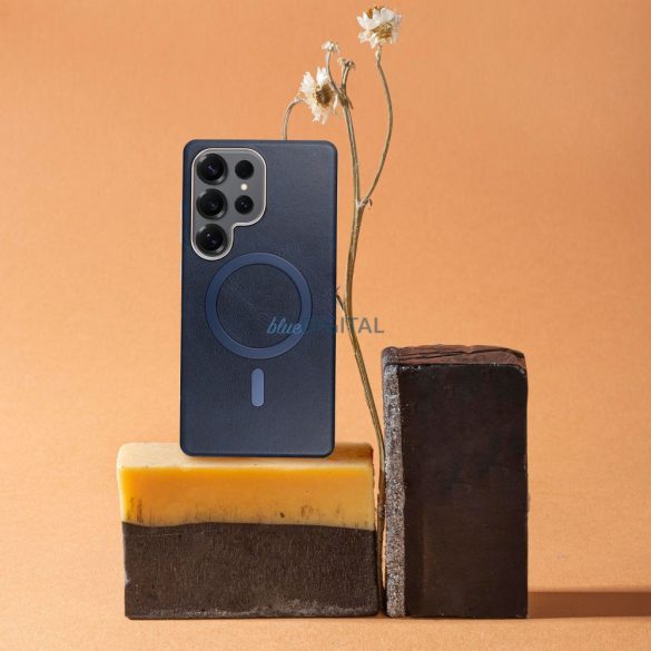 GENTLEMAN MagSafe-kompatibilis tok Samsung Galaxy A17 4G/5G - tengerészkék