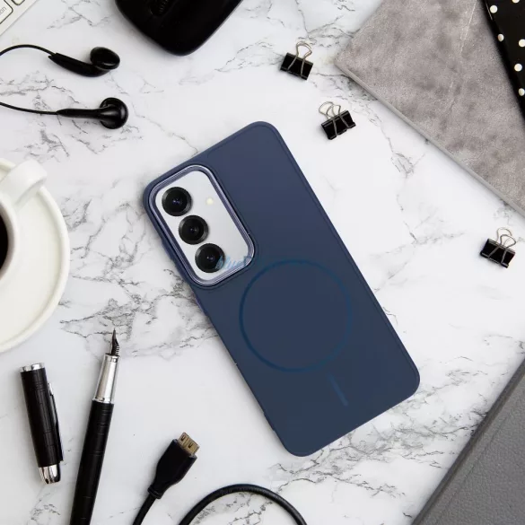 FRAME MagSafe-kompatibilis tok Samsung Galaxy A07 4G - tengerészkék
