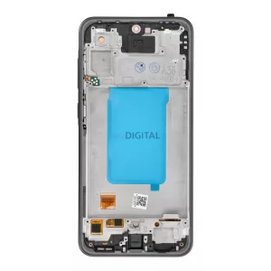 LCD kijelző SAMSUNG A36 5G HARD OLED kijelzőhöz kerettel - ALKATRÉSZ!