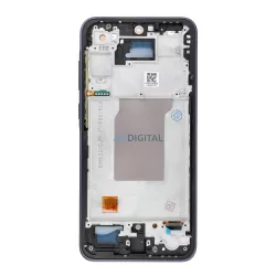   LCD kijelző SAMSUNG A35 HARD OLED készülékhez kerettel - ALKATRÉSZ!