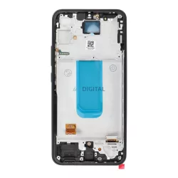   LCD kijelző SAMSUNG A34 HARD OLED készülékhez kerettel - ALKATRÉSZ!