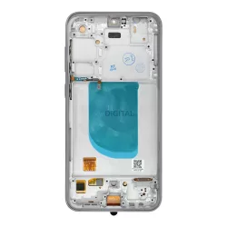   LCD kijelző SAMSUNG S23 FE HARD OLED készülékhez kerettel - ALKATRÉSZ!