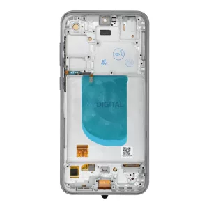 LCD kijelző SAMSUNG S23 FE HARD OLED készülékhez kerettel - ALKATRÉSZ!