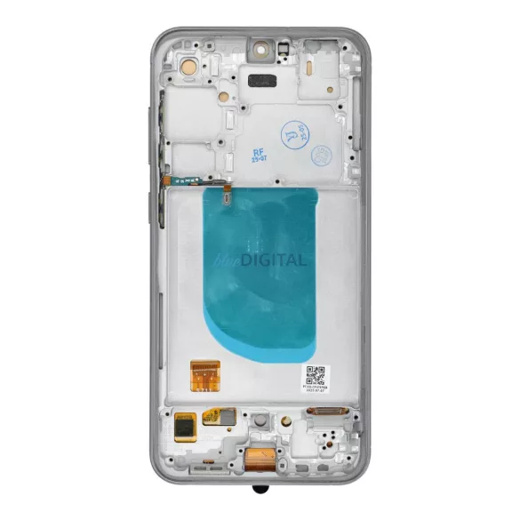 LCD kijelző SAMSUNG S23 FE HARD OLED készülékhez kerettel - ALKATRÉSZ!