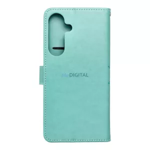 MEZZO könyvtok Samsung Galaxy S25 FE - türkizkék "mandala"