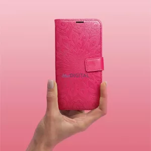 MEZZO könyvtok Samsung Galaxy S25 FE - élénk rózsaszín "álomfogó"