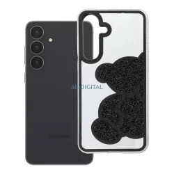 TEDDY BEAR tok Samsung Galaxy S25 FE - fekete