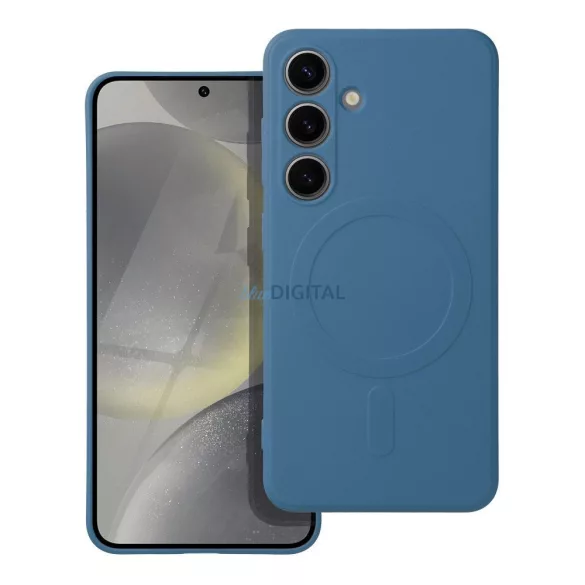 SILICONE MAG COVER MagSafe-kompatibilis tok Samsung Galaxy S25 FE - kék
