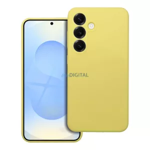 SILICONE 2mm tok Samsung Galaxy S25 FE - citromsárga