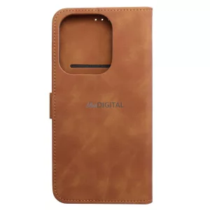 TENDER könyvtok Xiaomi Redmi 15C 4G - barna
