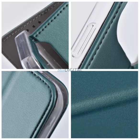 SMART MAGNETO könyvtok Xiaomi Redmi 15C 4G - sötétzöld